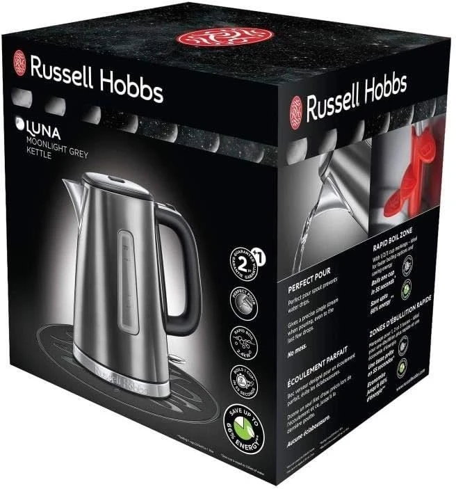 Russell Hobbs elektrinis virdulys 1,7 l, 2400 W, nerūdijančio plieno, 23211-70