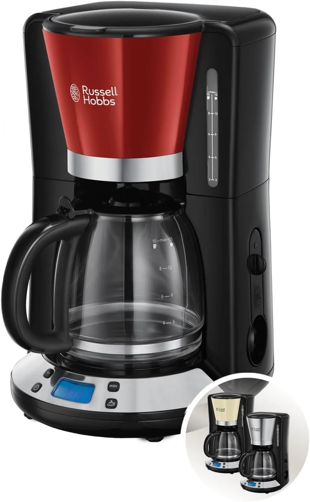 Kavos aparatas Russell Hobbs 24031-56 Colours Plus+ Flame Red (Raudonas/Juodas)