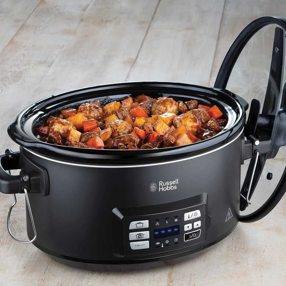 Russell Hobbs lėto virimo puodas, 6,5 l, keraminis indas, 350 W, OLED ekranas, 25630-56