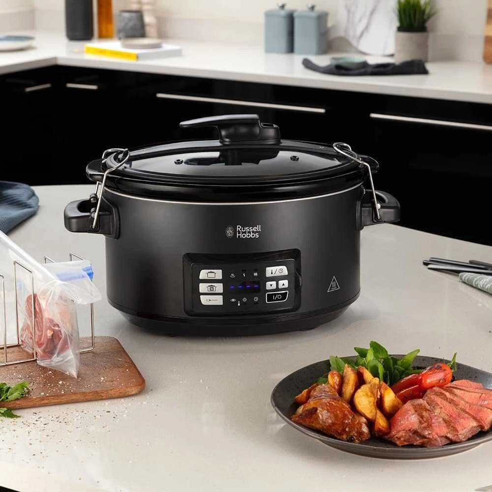 Russell Hobbs lėto virimo puodas, 6,5 l, keraminis indas, 350 W, OLED ekranas, 25630-56