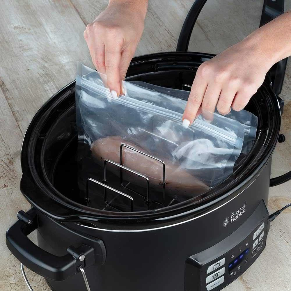 Russell Hobbs lėto virimo puodas, 6,5 l, keraminis indas, 350 W, OLED ekranas, 25630-56