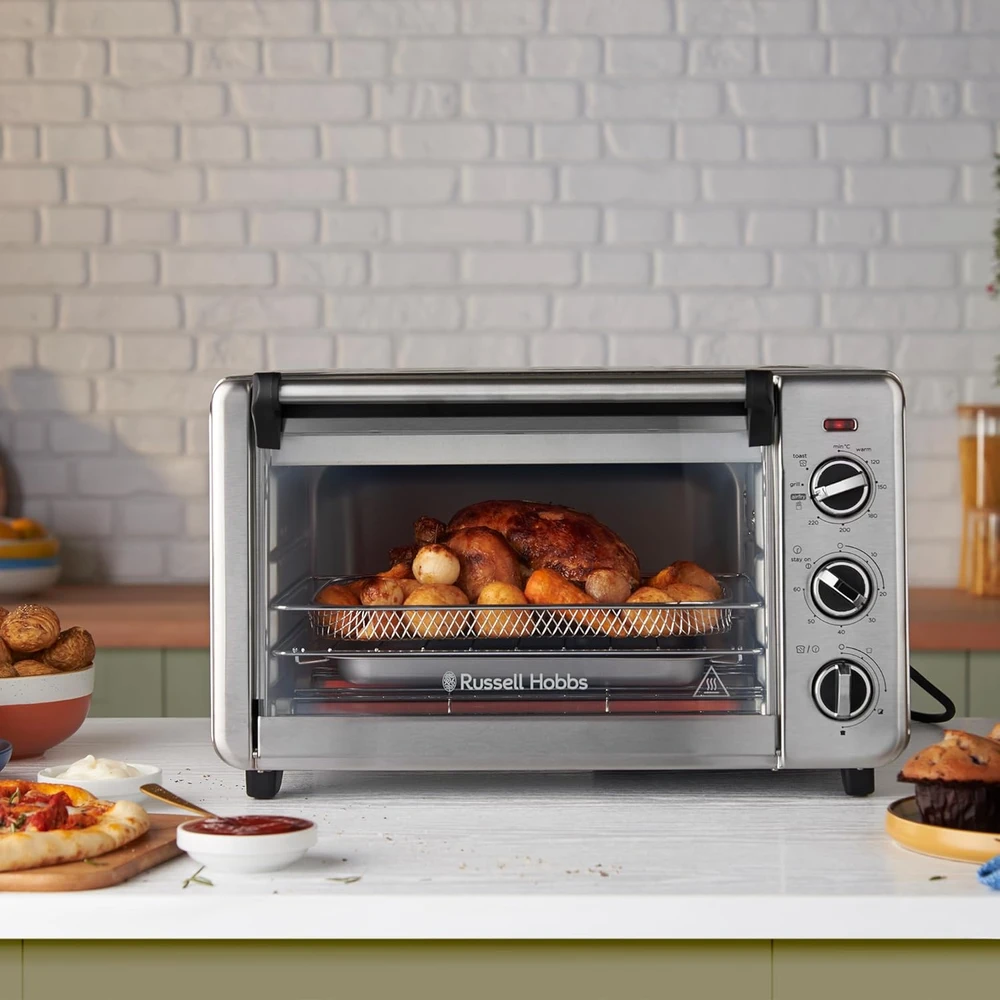 Russell Hobbs mini orkaitė su karšto oro gruzdintuve 20 l, 1500 W, 26680-56