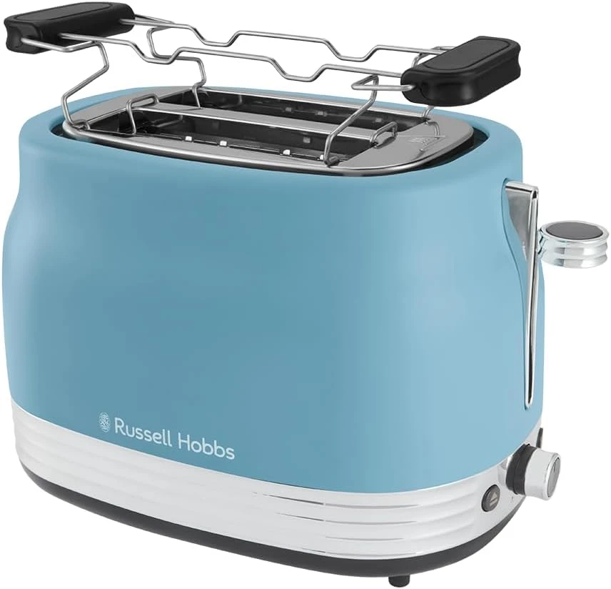 Russell Hobbs skrudintuvas 2 riekėms, 900 W, 6 skrudinimo lygiai, mėlynas, 28651-56