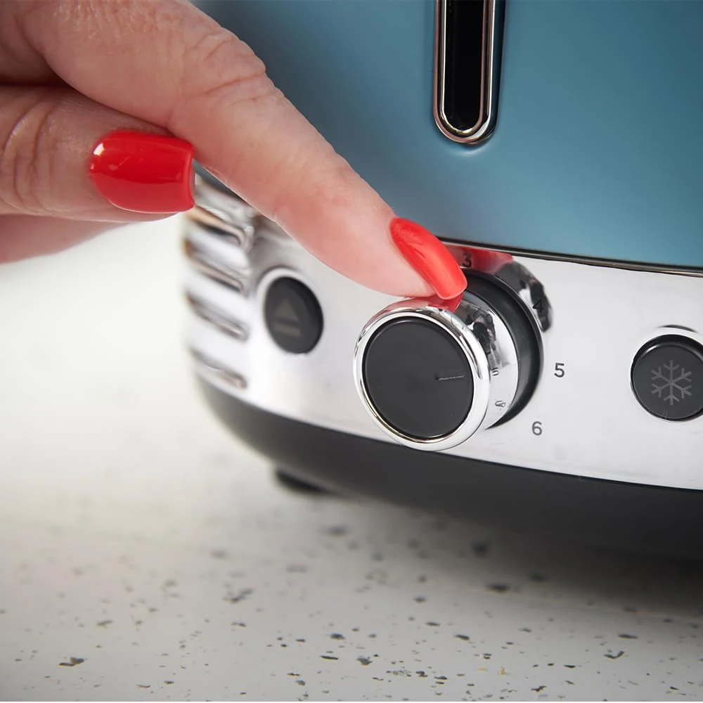 Russell Hobbs skrudintuvas 2 riekėms, 900 W, 6 skrudinimo lygiai, mėlynas, 28651-56