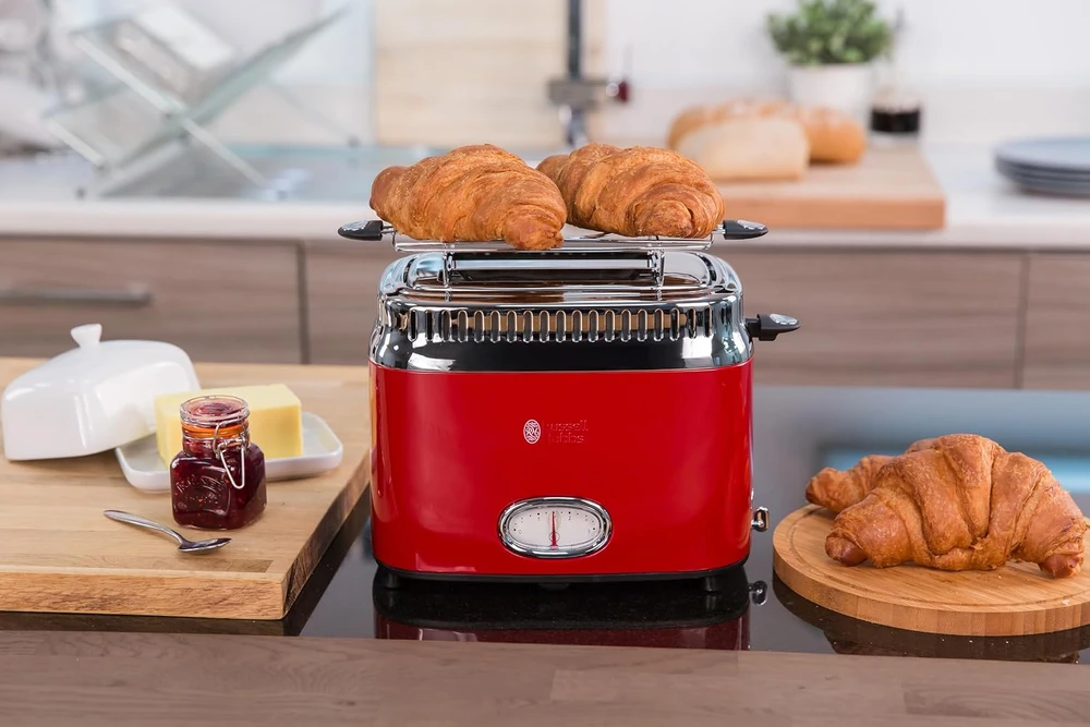 Russell Hobbs skrudintuvas Russel Hobbs Retro 21680-56 (1200 W, raudona spalva)