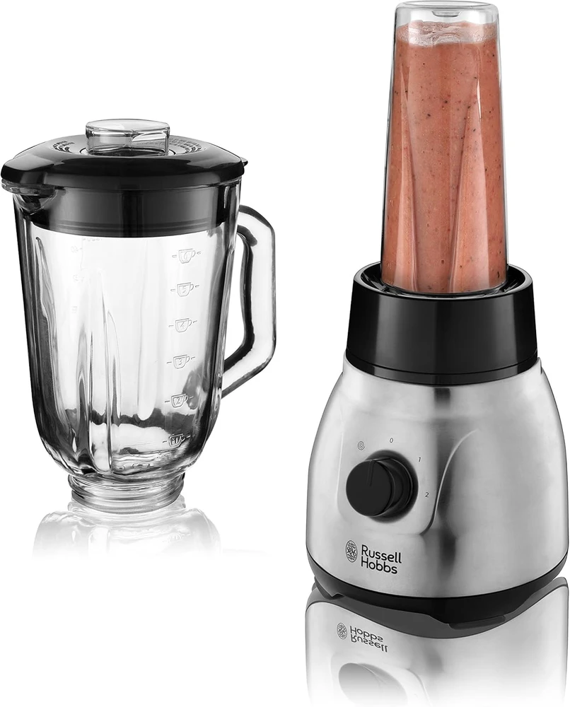 Kokteilinė Russell Hobbs 2-in-1 23821-56 (Juoda/Nerūdijančio plieno) 600W