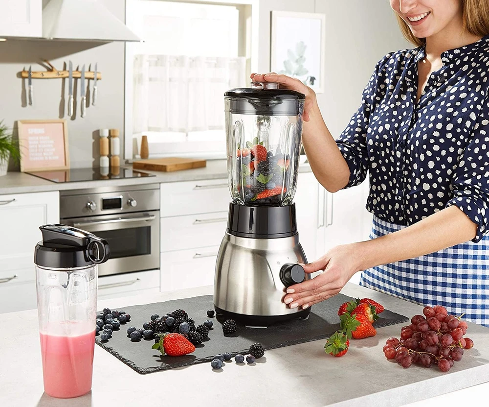 Kokteilinė Russell Hobbs 2-in-1 23821-56 (Juoda/Nerūdijančio plieno) 600W