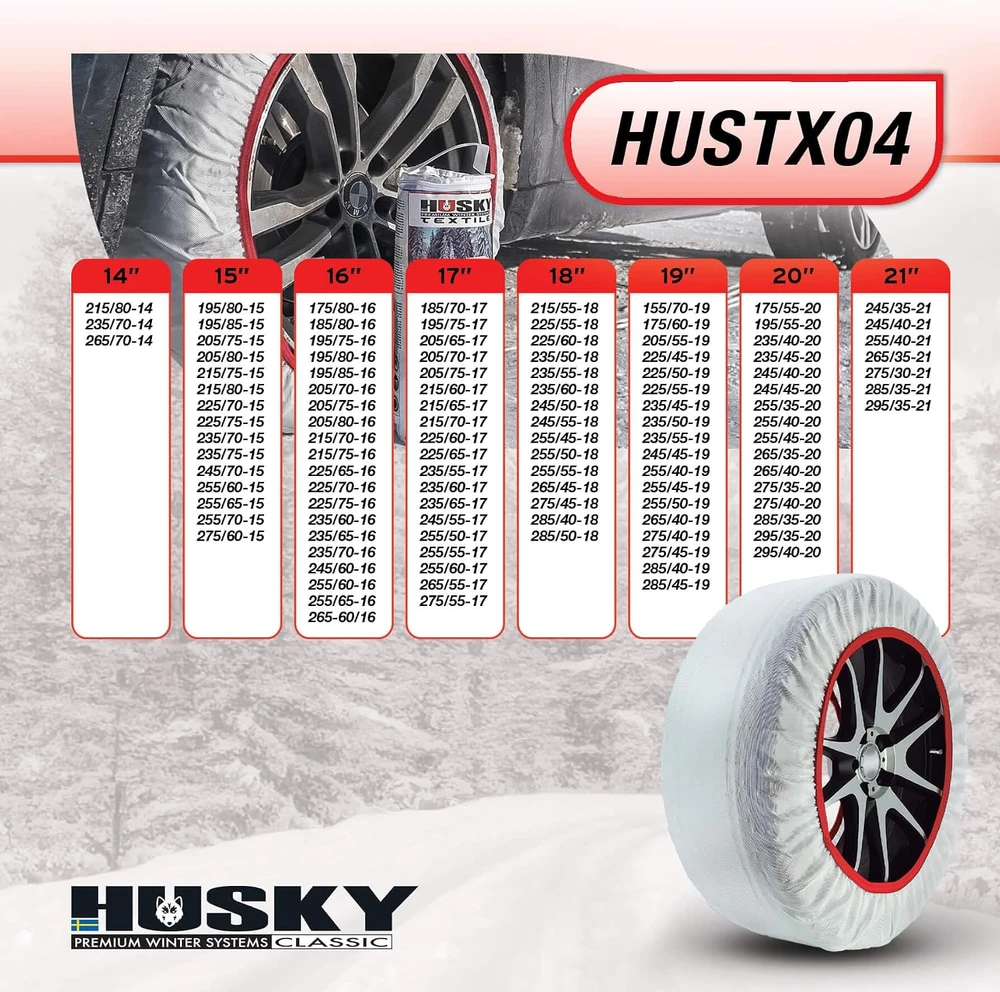 S SUMEX tekstilinės sniego grandinės automobiliui XL HUSTX04