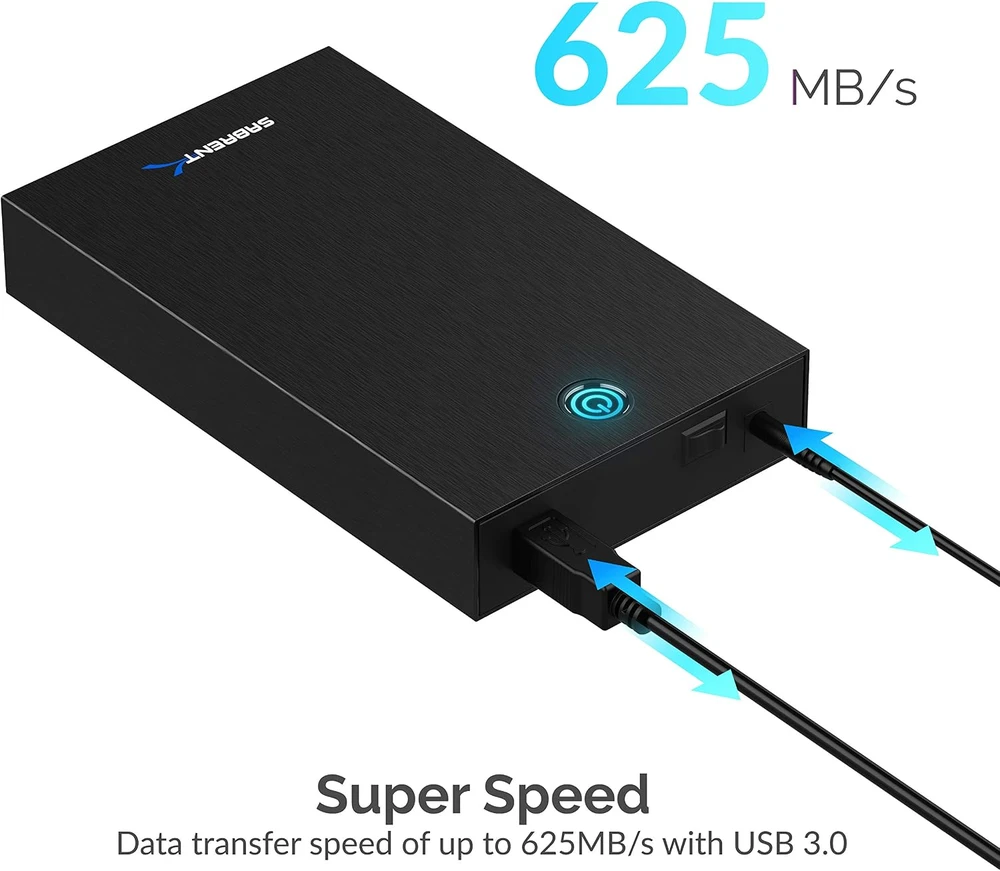 SABRENT diskų dokavimo stotelė SATA HDD ir SSD 2,5/3,5 col., USB-A 5 Gbps EC-KSL3