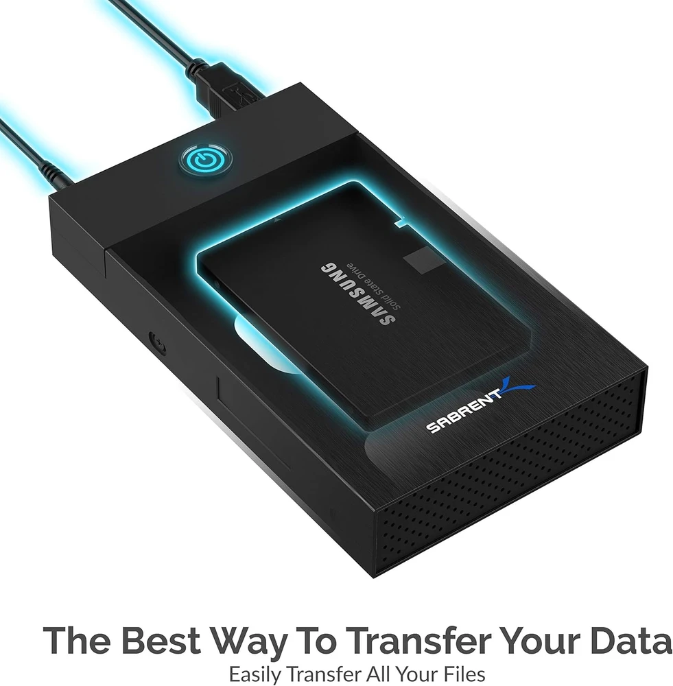 SABRENT diskų dokavimo stotelė SATA HDD ir SSD 2,5/3,5 col., USB-A 5 Gbps EC-KSL3