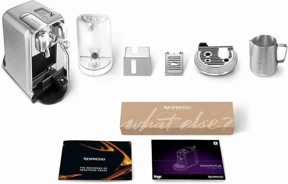 Sage Appliances Sage Nespresso Creatista Plus kapsulinis kavos aparatas, 1.5 l, 1600 W, nerūdijantis plienas