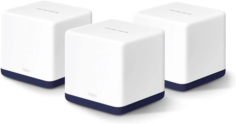 Šakotuvas Mercusys Halo H1900G Wi-Fi Mesh sistema, AC1900, 3 vienetai, 1.9 Gb/s, dviejų juostų