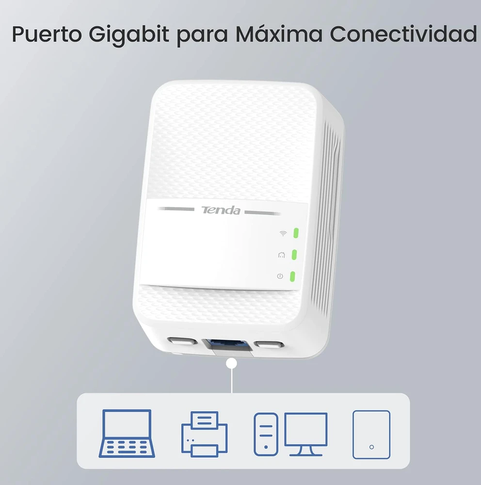 Tenda PH10 AV1000 WiFi Dualband Powerline Extender Kit