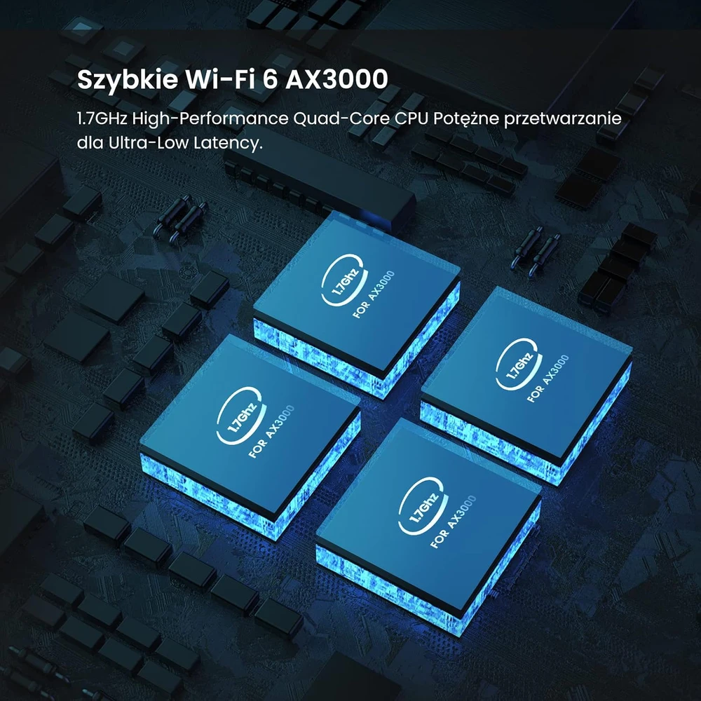 Maršrutizatorius Tenda Mesh Wi-Fi sistema Nova MX12-3 AX3000, Wi-Fi 6, iki 2976 Mbps, 3 vnt.