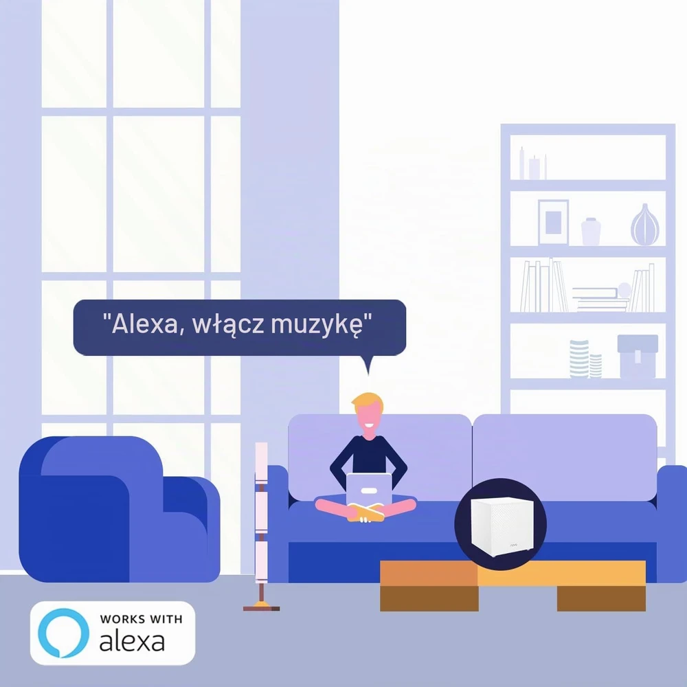 Šakotuvas Tenda Nova Wi-Fi 5 trijų dažnių juostų maršrutizatorių rinkinys, 3 vnt., MW12-3