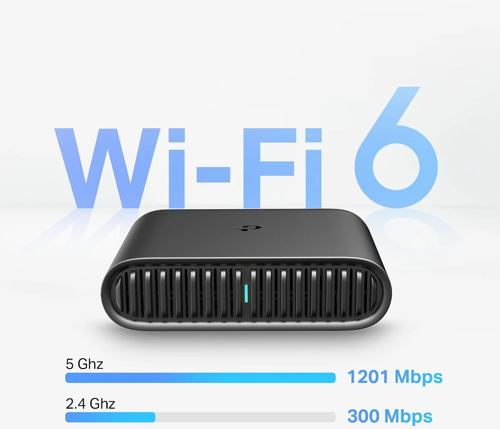 TP-LINK | AX1500 Wi-Fi 6 Pocket Travel Maršrutizatorius | TL-WR1502X | 802.11ax | 1201 Mbit/s | Ethernet LAN (RJ-45) jungtys 1 | Mesh Support No | MU-MiMO No | 3G/4G
