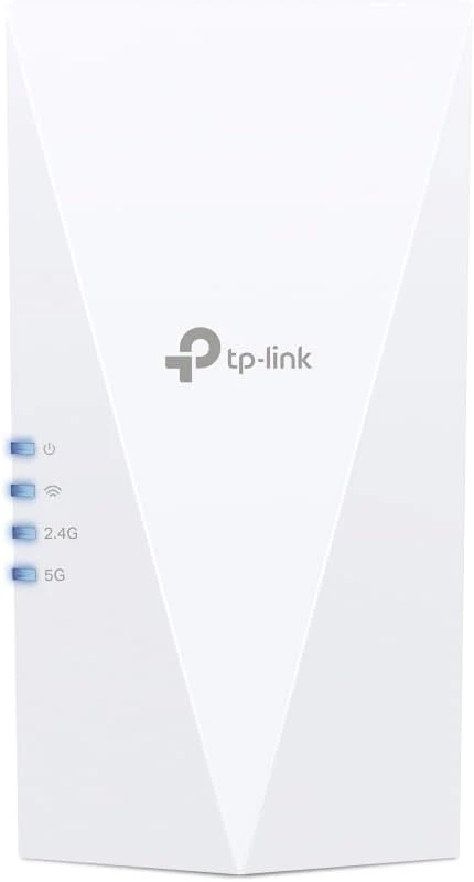 Šakotuvas TP-Link Wi-Fi 6 signalo stiprintuvas AX1500, dviejų juostų, Gigabit Ethernet RE580X