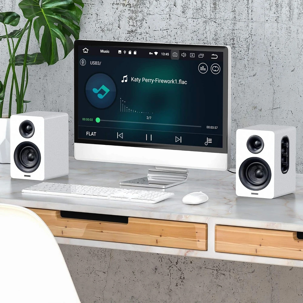 Sanyun lentyninės aktyviosios garso kolonėlės Bluetooth 5.0, 60 W, 24 bitų DAC SW-208