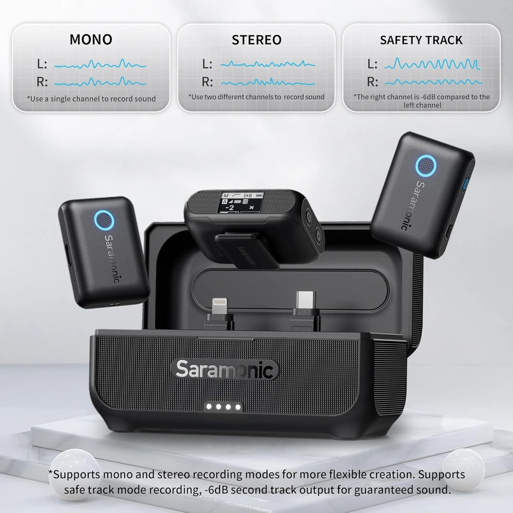 Belaidė garso sistema - Saramonic Blink500 B2+ belaidis garso perdavimo rinkinys