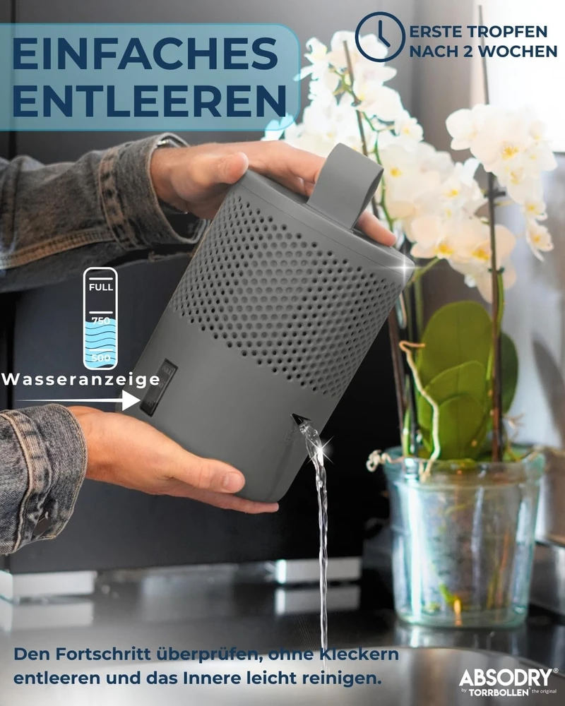 Everbrand ABSODRY drėgmės sugėriklis be elektros iki 25 m², 1 l, Absodry Duo Family Series 6