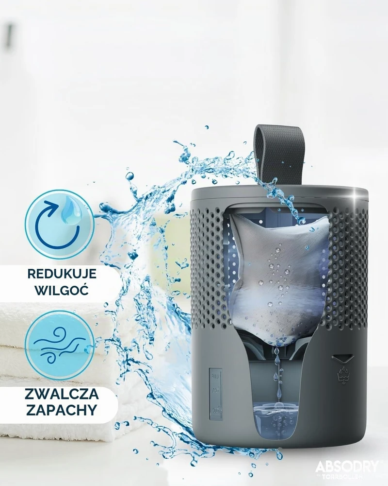 Everbrand ABSODRY drėgmės sugėriklis be elektros iki 25 m², 1 l, Absodry Duo Family Series 6