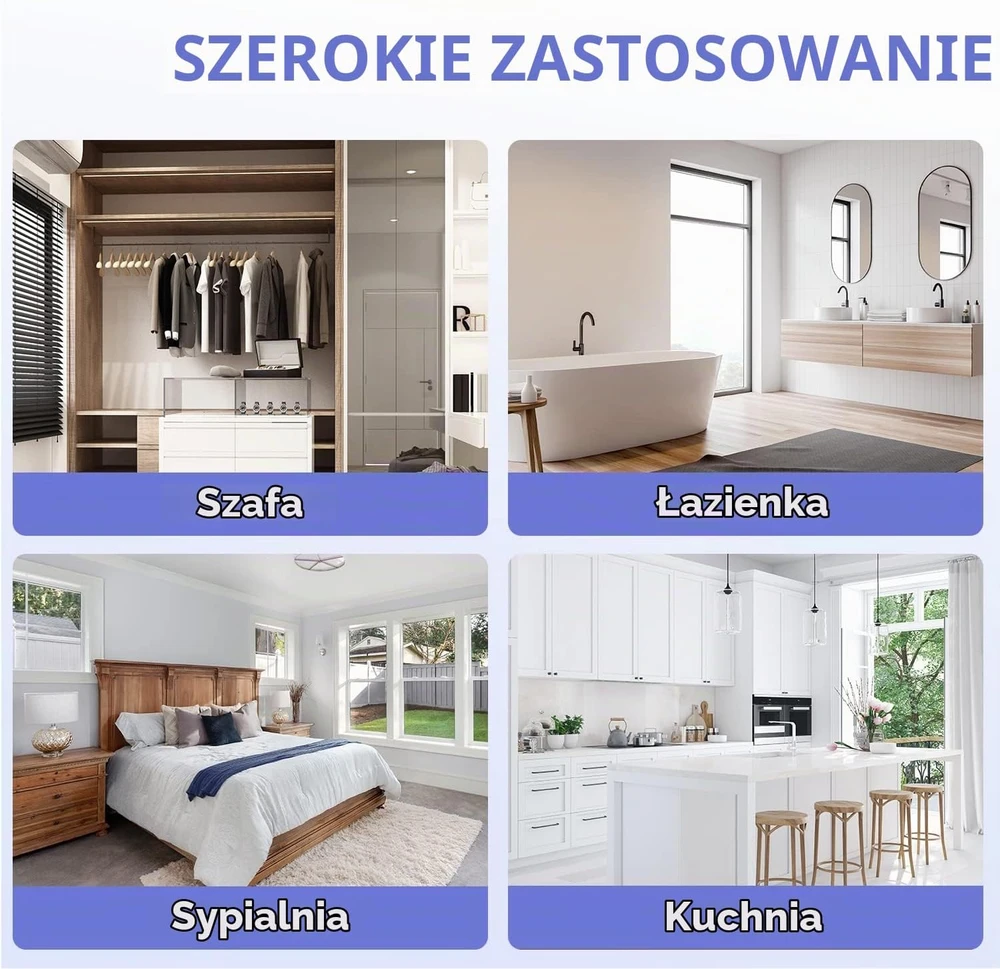Sausintuvas Clevast kabinami drėgmės sugėrikliai su kalcio chloridu, 10 vnt. po 230 g, MA02UNI