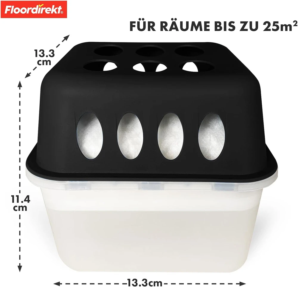 Sausintuvas Floordirekt drėgmės surinkėjas su 8 papildymo maišeliais po 400g HAVA