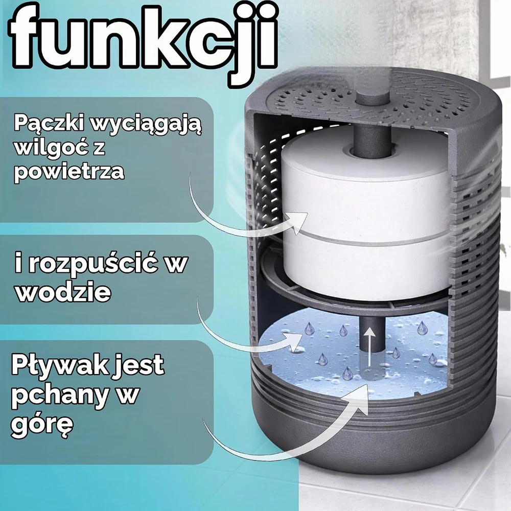 Sausintuvas King Kong State drėgmės surinkėjas be maitinimo iki 27 m², 800g, EB-01