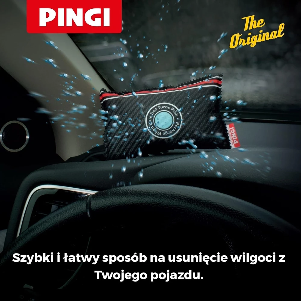 Sausintuvas Pingi automobilinis drėgmės sugėriklis su silikageliu 2 × 350 g LV2-A350