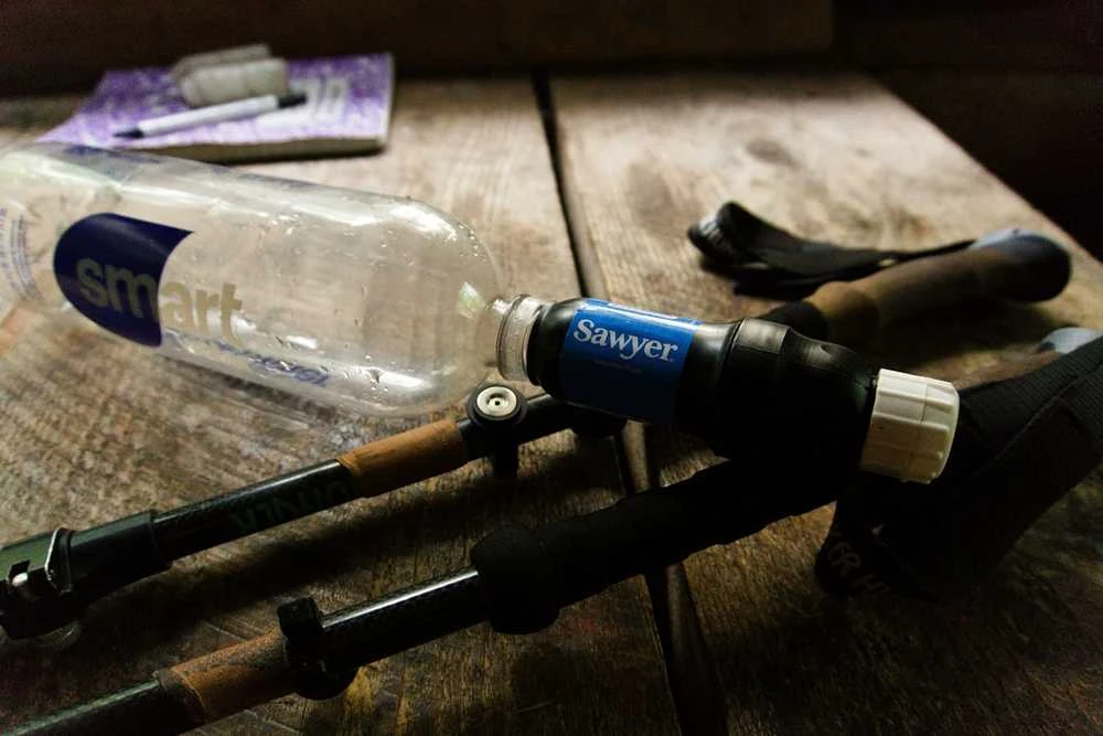 Sawyer vandens filtras PointONE Squeeze SP129 su dviem 1 l maišeliais ir adapteriu
