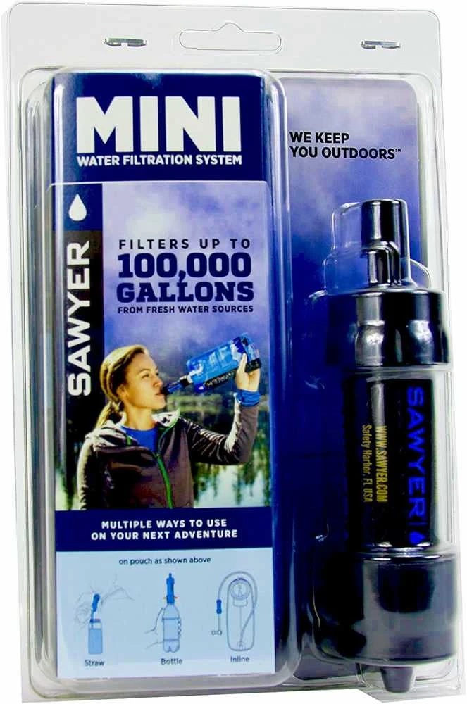 Sawyer vandens filtravimo sistema Mini, mechaninė filtracija, 0,1 mikrono, SP105-Mini