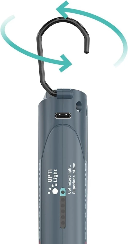 Rankinis šviestuvas LED SLIM USB IP30 50/500 lm, Scangrip