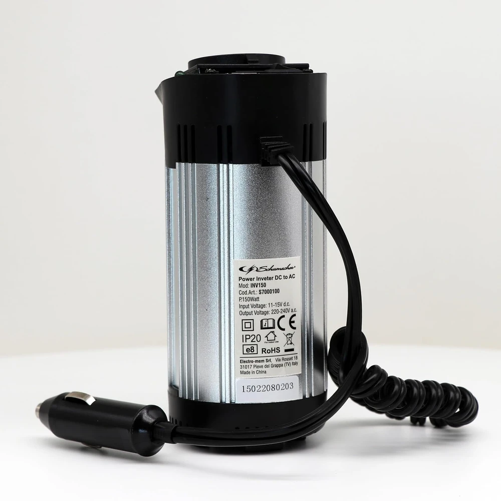 Schumacher Electric įtampos keitiklis 12 V į 230 V, 150 W, USB, S7000100