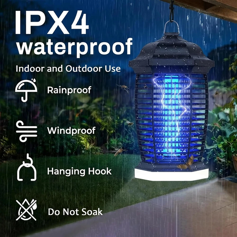 seenlast elektrinė vabzdžių gaudyklė su UV lempa, 15 W, 4200 V, IPX4, LT901