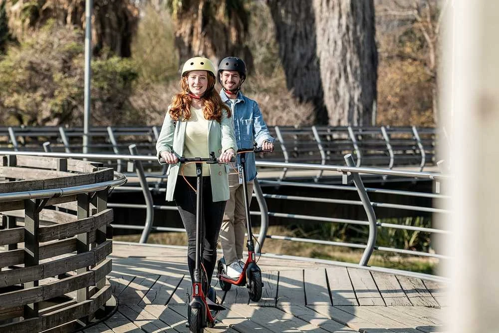 Segway-Ninebot elektrinis paspirtukas 350 W, 38 km nuotolis, 10 colių ratai, D38D modelis