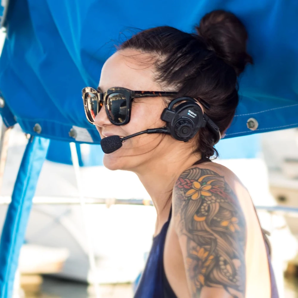 Sena Bluetooth komunikacijos sistema SPH10-10 su mikrofonu, ausinės ant ausų, juoda, Bluetooth 3.0