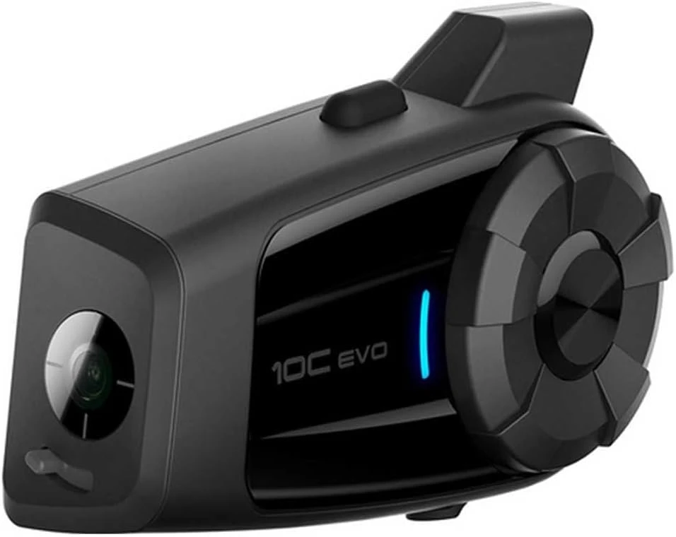 Sena motociklininkų komunikacijos sistema su kamera, Bluetooth, 4K video, mikrofonas, 10C-EVO-02