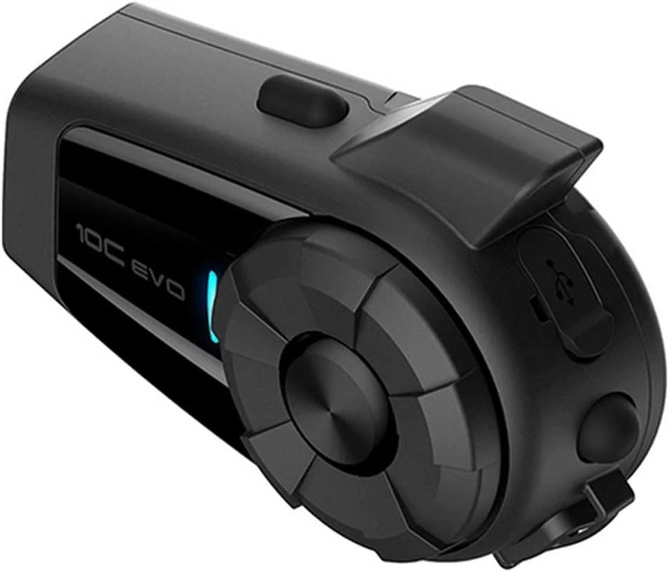 Sena motociklininkų komunikacijos sistema su kamera, Bluetooth, 4K video, mikrofonas, 10C-EVO-02