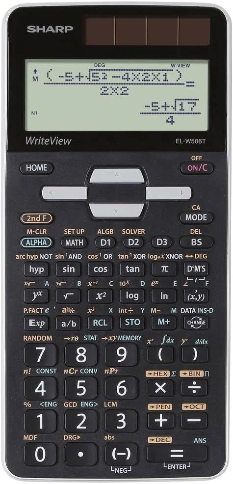 Mokslinis skaičiuotuvas Sharp, ELW506TGY