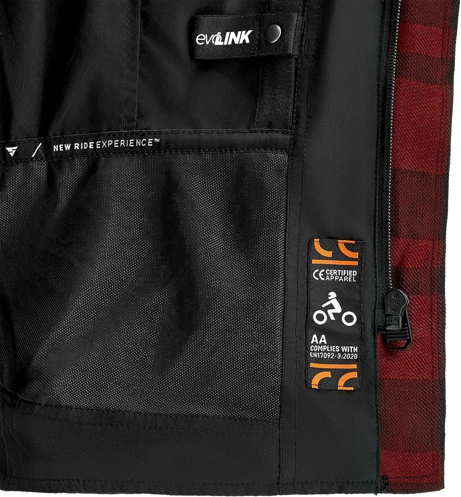 SHIMA moteriška ir vyriška motokinė koszulė Renegade 2.0, ilgos rankovės, 100% medvilnė, raudona