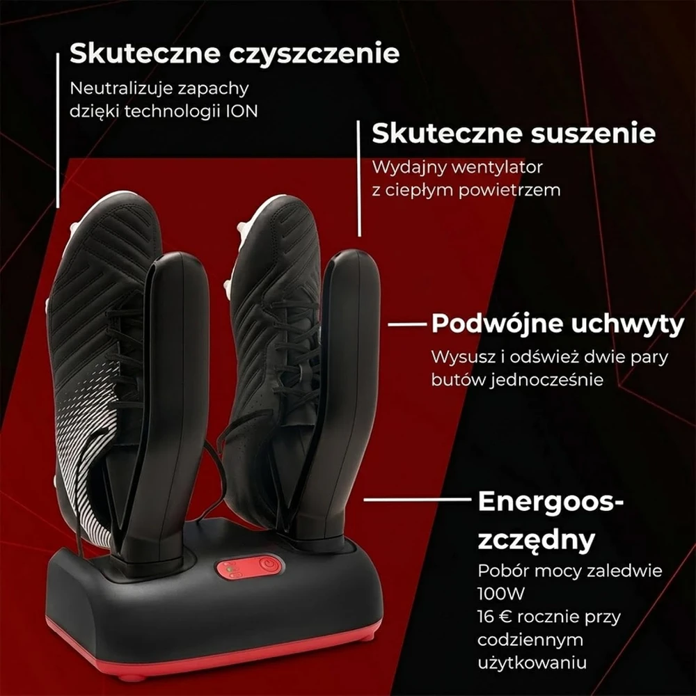 ShoeDry elektrinė batų džiovyklė dviem poroms su aktyviuoju deguonimi, 110 W, ShoeDry 2 Pair