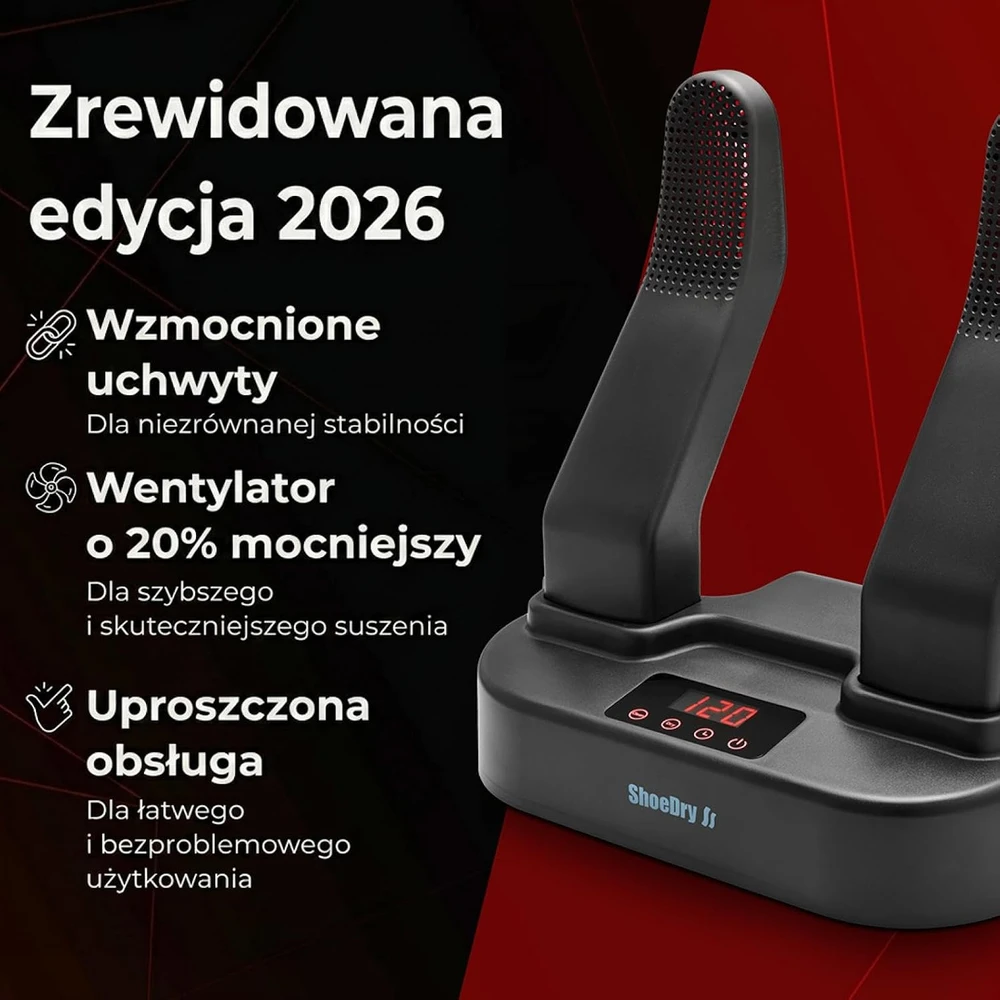 ShoeDry elektrinė batų džiovyklė su jonų technologija, 100 W, 45 °C, 8719689946081
