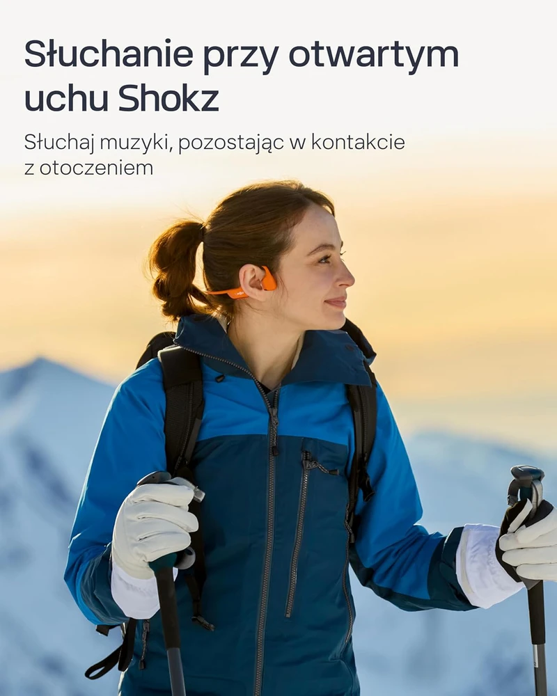 Ausinės Shokz OpenRun Pro2, Oranžinės spalvos