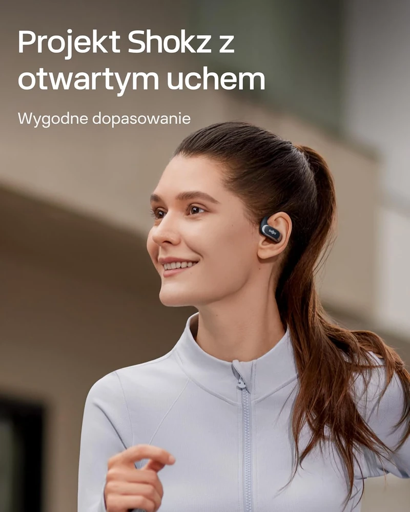 SHOKZ atviros konstrukcijos belaidės ausinės OpenFit Air, Bluetooth, mikrofonas, IP54, T511