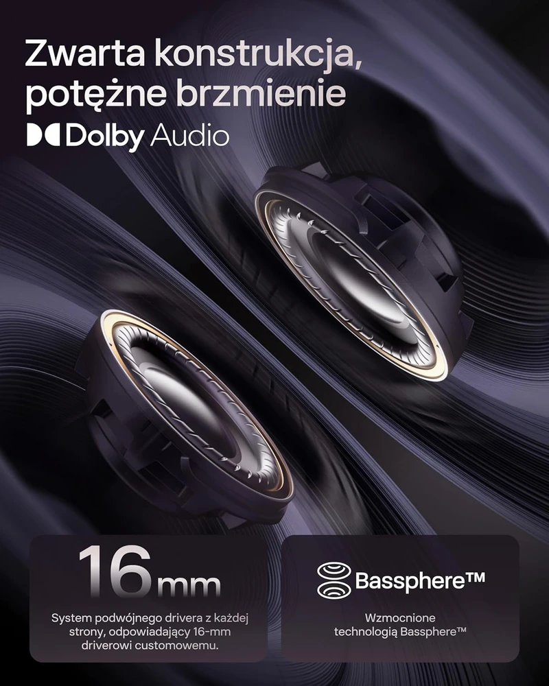 SHOKZ belaidės atviros ausinės su Dolby Audio, Bluetooth 5.4, 40 val. veikimas, OpenDots ONE