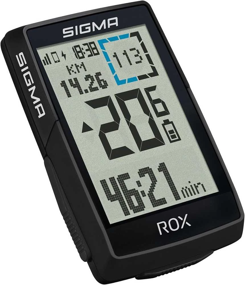 Sigma GPS dviračio kompiuteris su aukščio matuokliu, 2,4 colių LCD, Bluetooth, ROX 4,0 SE