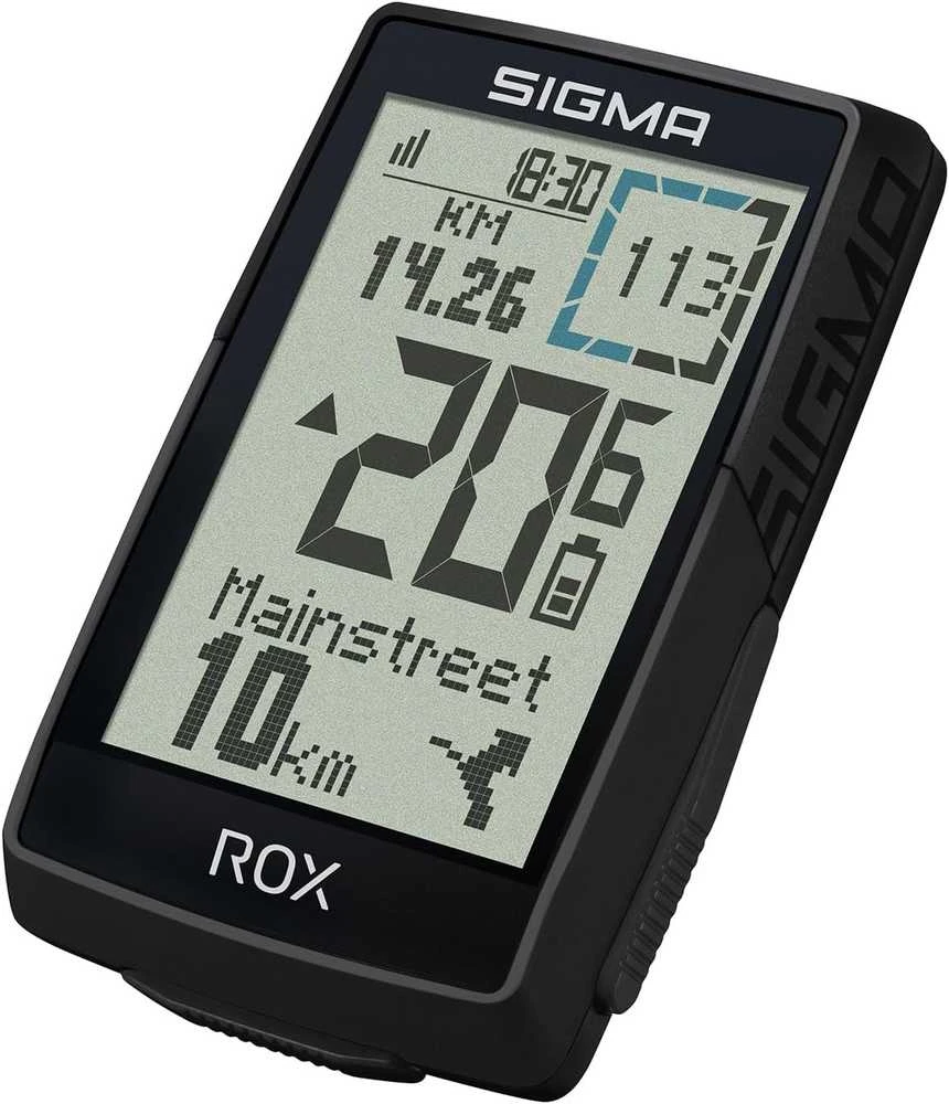 Sigma GPS dviračio kompiuteris su aukščio matuokliu, 2,4 colių LCD, Bluetooth, ROX 4,0 SE