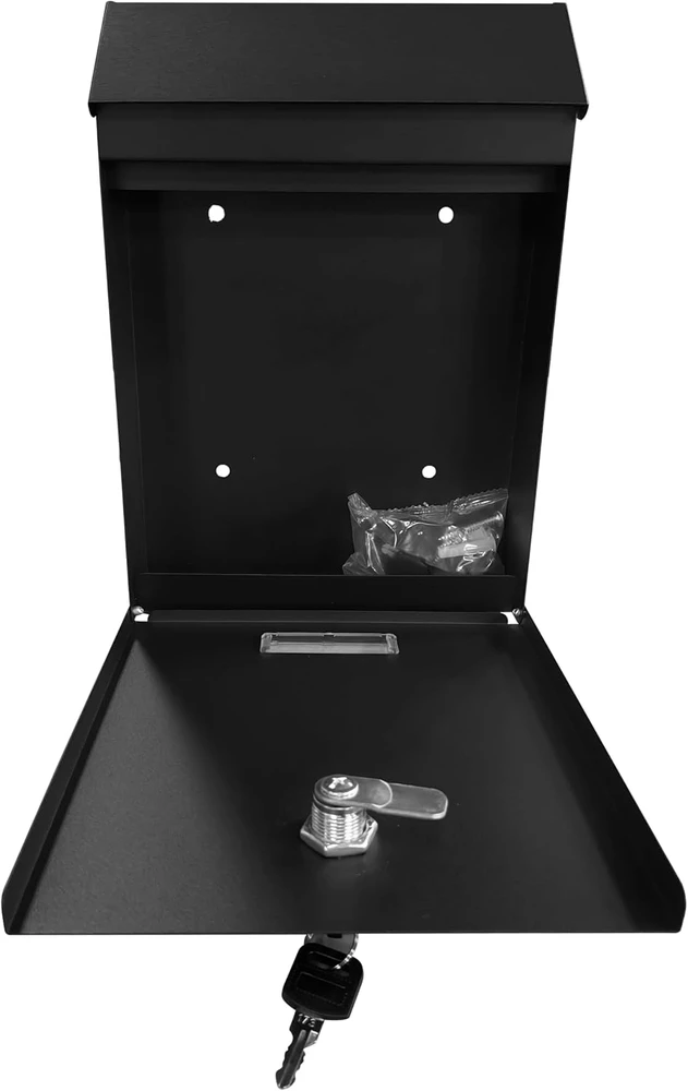 Sillar sieninė pašto dėžutė su Yale spyna, C5 formato, 26 × 18,3 × 5,2 cm, SIL700