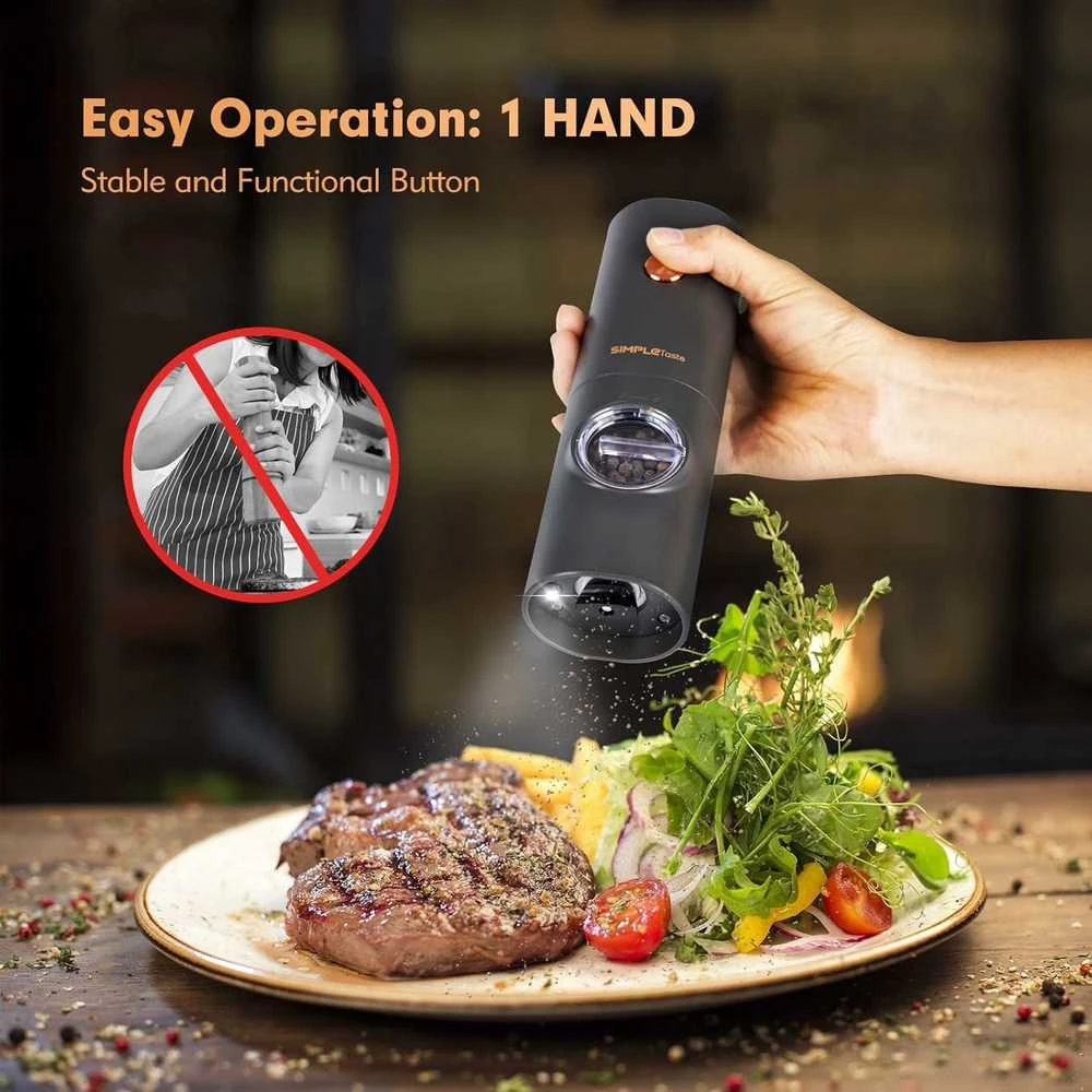 SIMPLETASTE Druskos ir pipirų malūnėlių rinkinys
