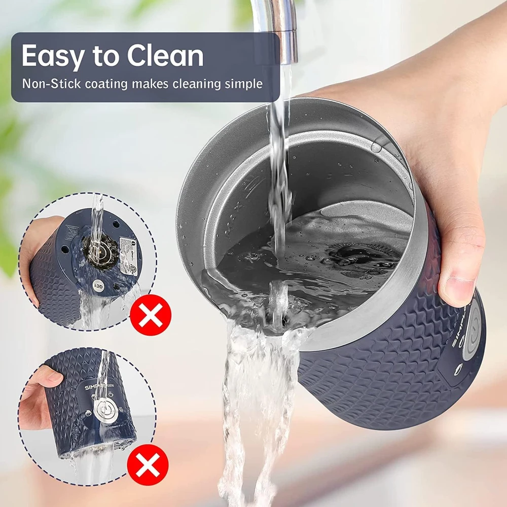 SIMPLETASTE elektrinis pieno plakiklis 4 viename, 500 W, 300 ml, karštai ir šaltai putai, 706NA-0003